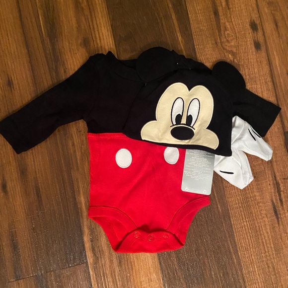 SOLD Disney Store Mickey Mouse Baby Costume Onesie - Picture 3 of 4